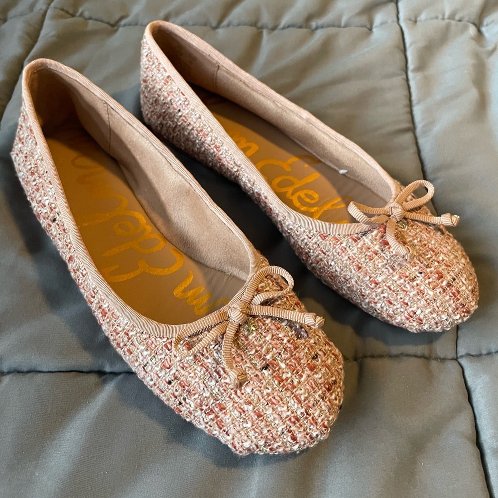 Sam Edelman Women's Tweed Ballet Flats NWT